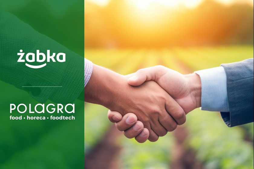 Przedstawiciele Żabka Polska obecni podczas targów Polagra.